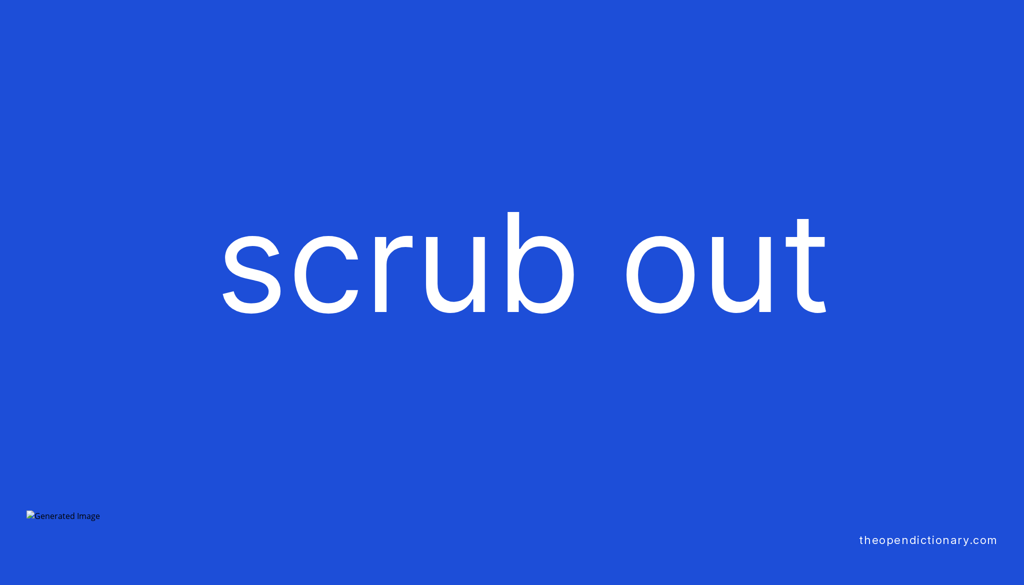 scrub-out-phrasal-verb-scrub-out-definition-meaning-and-example